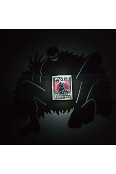 Lumishade Donquixote Doflamingo Gölge Lambası - One Piece Gece Lambası - Anime