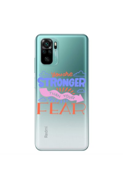 Other Xiaomi Redmi Note 10S You are Stronger Transparent Silicone TPU Θήκη