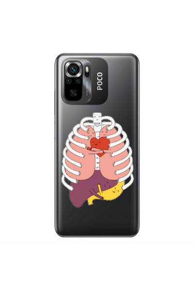 Other Xiaomi Poco M5 s Anatomy Transparent Silicone TPU Θήκη