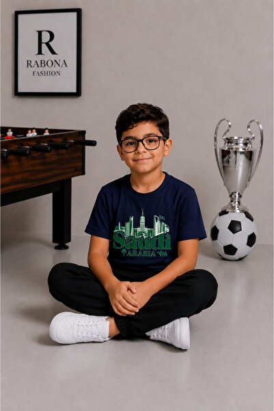Rabona Fashion Saudi Heritage & Vision Kids T-Shirt