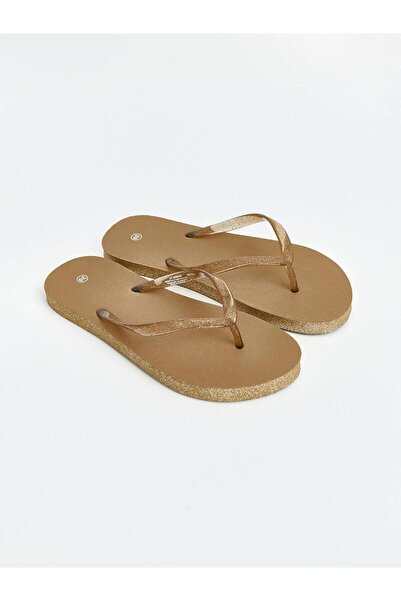 LC Waikiki Glittery Look Women's Flip Flops (S6)