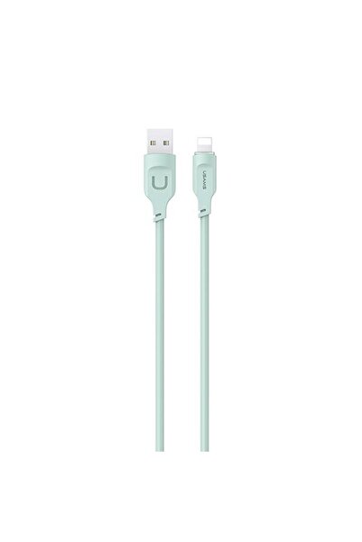 Usams US-SJ565 Cablu USB-C la Lightning 1.2m 2.4A Verde