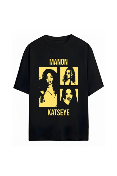 SVART WEAR Manon Katseye unisex majica prevelikog kroja od 100% pamuka