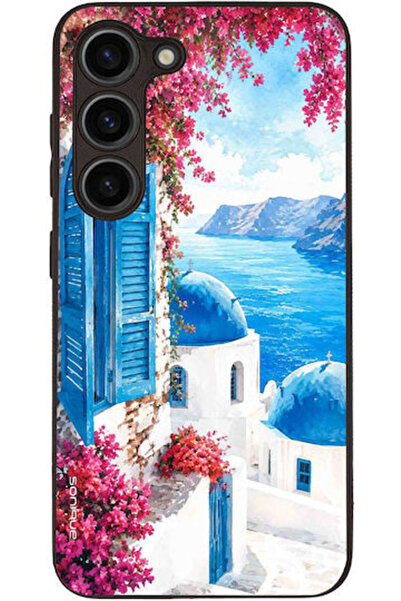 Other Σονίκ Σειρά Μούσα των Ελληνικών Νησιών Samsung Galaxy S23 Θήκη Σαντορίν...