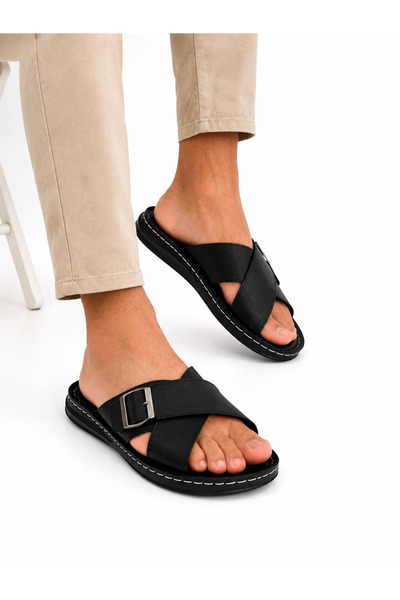 Wordex Polex 5054 Men's Cross Buckle Pool Garden Lightweight Daily Soft Flexi...