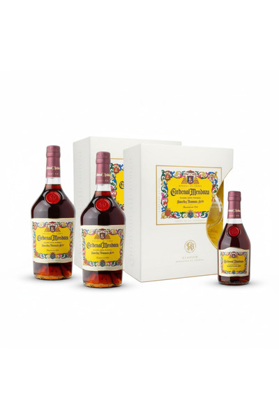 SANTA MİNO Pachet Cadou 2xCardenal Mendoza 40% 0.7L cu Pahar + Cadou Cardenal...