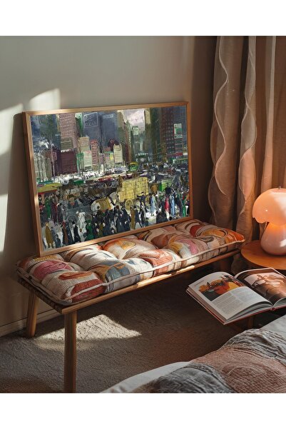 Pegziz Tabloul George Bellows din New York |   Poster artistic înrămat cu pei...
