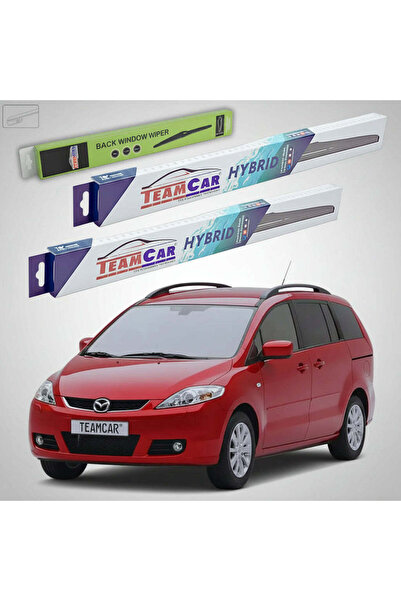 TEAMCAR Υαλοκαθαριστήρες Mazda 5 CR 2005-2008 |   Εμπρός και Πίσω Υβριδικό Σε...