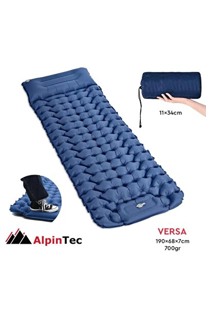 ALPINPRO Υπόστρωμα Versa Με Τρόμπα Ποδιού Μπλε Alpin