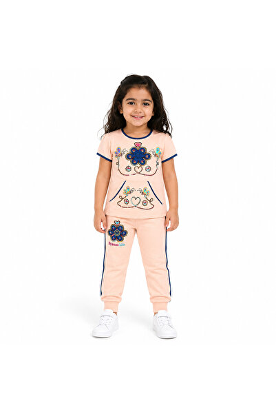 Generic Girls' Set 2 Pieces T-Shirt and Pant Size 4t