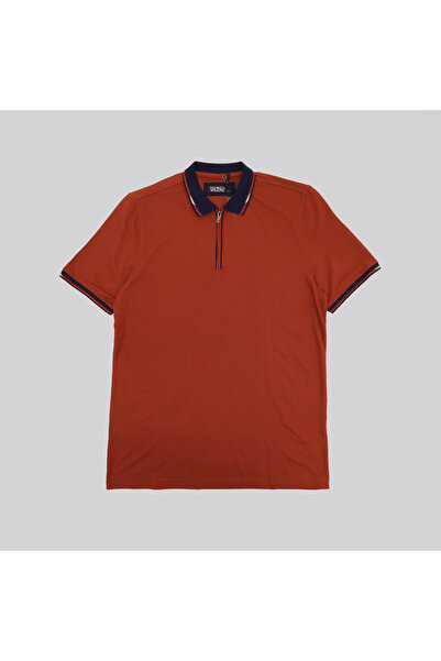 THEWILDWALKING Men's Pique Half Zip Polo Neck T-Shirt