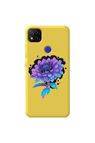 Other Xiaomi Redmi 9c Witch flower Yellow Colored Silicone TPU Θήκη