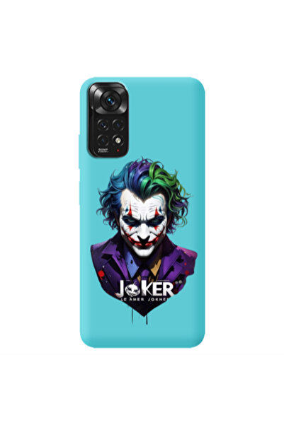 Other Xiaomi Redmi Note 11 4G Le amer Joker Turquoise Colored Silicone TPU Θήκη