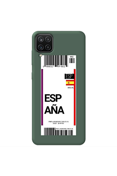 Other Samsung A12 Espana Arrival Dark Green Colored Silicone TPU Θήκη
