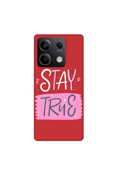 Other Xiaomi Redmi Note 13 5G Stay True Red Colored Silicone TPU Θήκη