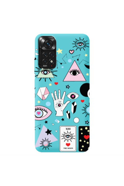 Other Xiaomi Redmi Note 11 4G Pyramid eyes Turquoise Colored Silicone TPU Θήκη