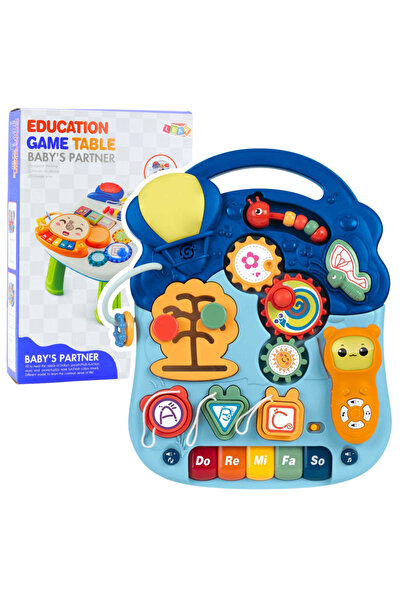 LeanToys Masuta interactiva educationala 6in1, LEAN Toys, multicolor, 32x26x2...