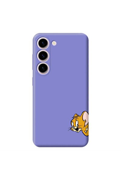 Other Samsung S23 Plus Jerry 2 Purple Colored Silicone TPU Θήκη
