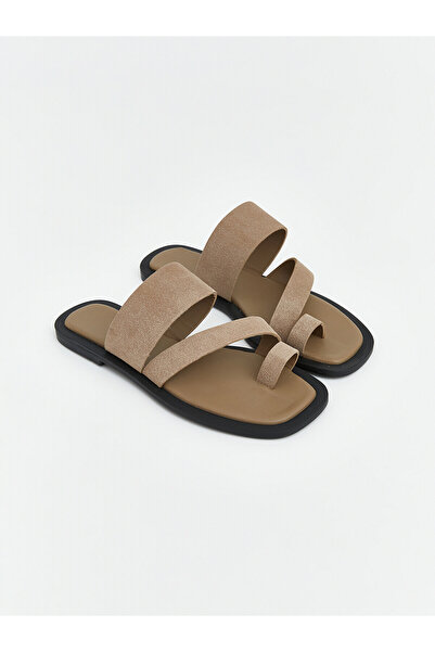 LC Waikiki Lcw Stepswomen's Square Toe Strappy Flip Flops