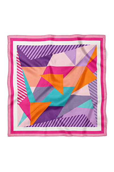 nehir eşarp Geometric Pattern Scarf Bandana 70X70 cm