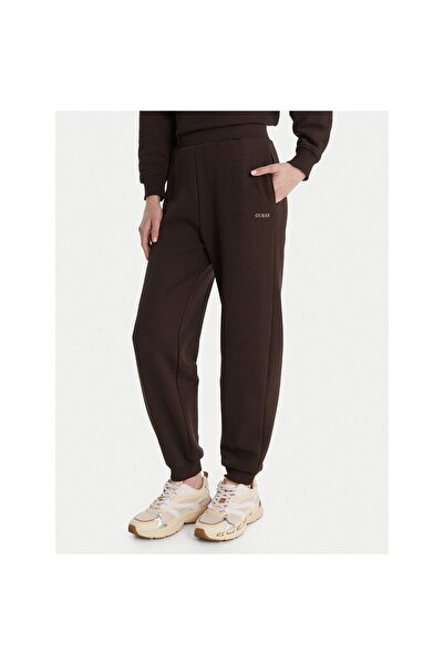 Guess Pantaloni de trening pentru femei V6RB15K9V31 Maro