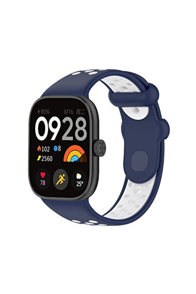 OEM Λουράκι Σιλικόνης Redmi Watch 6 5 4 Smart Band 9 Pro 8 Pro Μπλε Λευκό