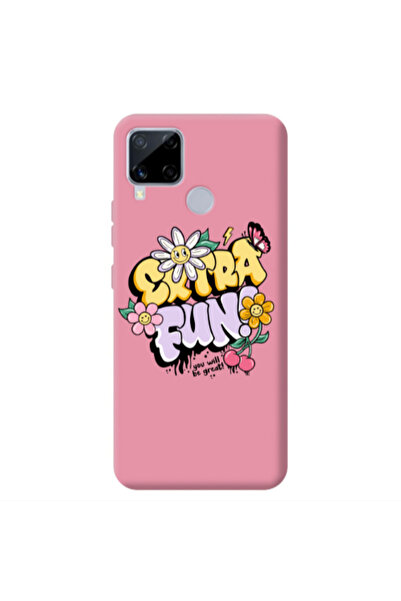 Other Realme C25 Extra Fun Pink Colored Silicone TPU Θήκη