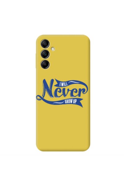 Other Samsung A14 5G I Will Never Grow Up Yellow Colored Silicone TPU Θήκη