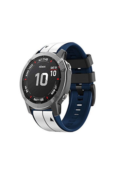 OEM Λευκό λουράκι (Fenix 5 / 5 Plus / 6 / 6 Pro / 7 / 7 Pro / 8 (47mm))
