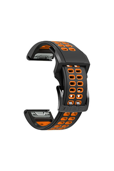 OEM Λουράκι Σιλικόνης Μαύρο (Fenix 5 / 5 Plus / 6 / 6 Pro / 7 / 7 Pro / 8 (47...