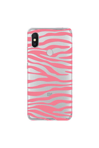 Other Xiaomi Redmi S2 Pink Zebra Transparent Silicone TPU Θήκη