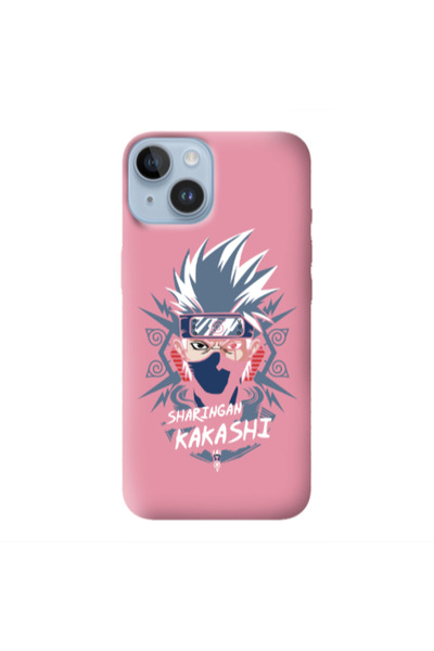 Other Apple iPhone 14 Plus Anime Mangoo Pink Colored Silicone TPU Θήκη