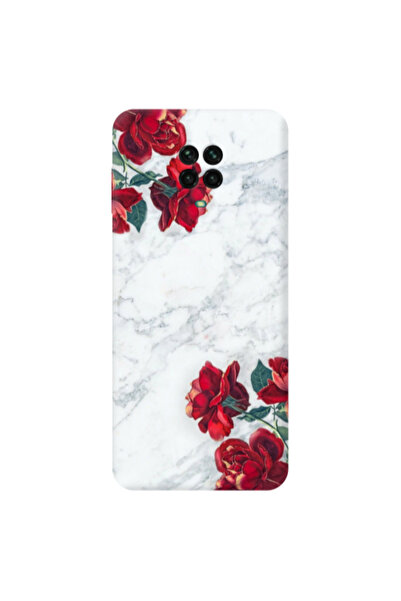 Other Xiaomi Redmi Note 9 Pro Marble and roses Transparent Silicone TPU Θήκη