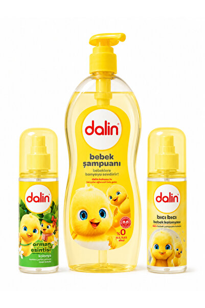 Dalin Bebek Banyo ve Ferahlık Seti - 700 ml Bebek Şampuanı + 150 ml Orman Esi...