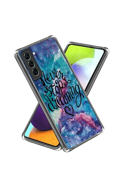 bzstore Husă pentru Samsung Galaxy S24, model Never Stop Dreaming, din silico...