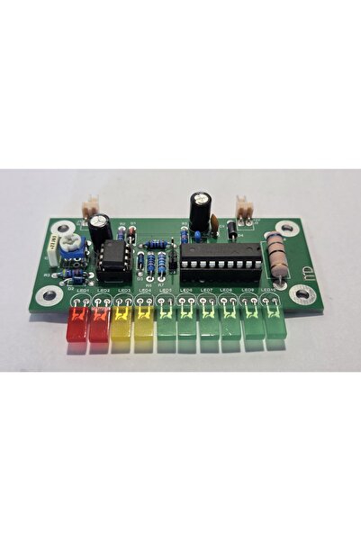 Cerc de electronica Μονάδα μετρητή VU ήχου με LM3915 – 10+1 LED