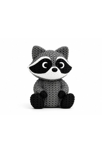 Yapı3D Cute Raccoon Decorative Figure |   Hard Plastic |   Mini Desktop Ornam...
