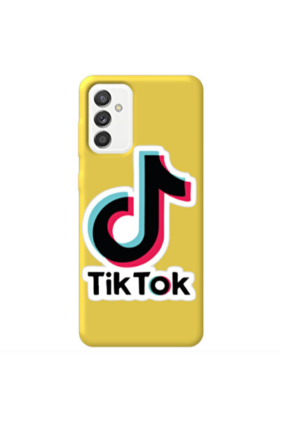 Other Samsung M13 Tik Tok Yellow Colored Silicone TPU Θήκη