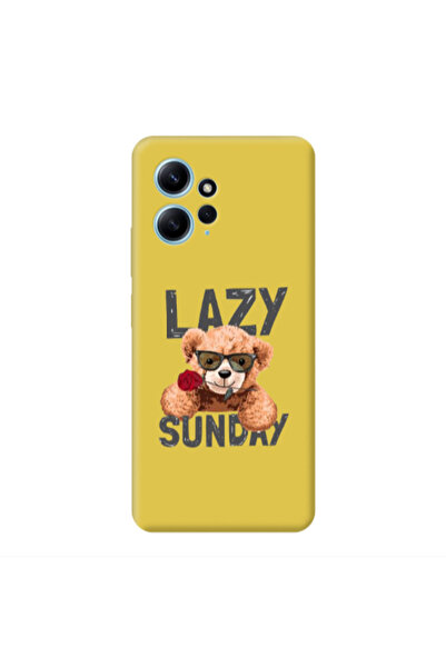 Other Xiaomi Redmi Note 12 4G Lazy sunday Yellow Colored Silicone TPU Θήκη