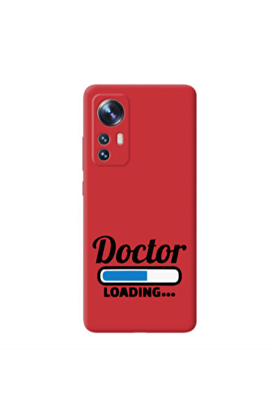 Other Xiaomi Mi 12 Pro Doctor Loading Red Colored Silicone TPU Θήκη