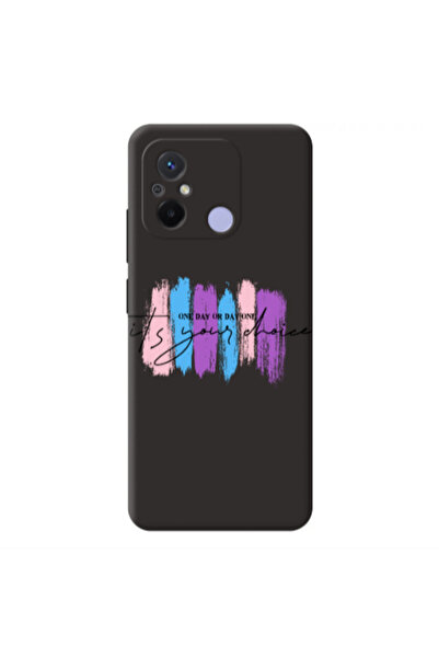 Other Xiaomi Redmi 12C One Day Or Day One Black Colored Silicone TPU Θήκη