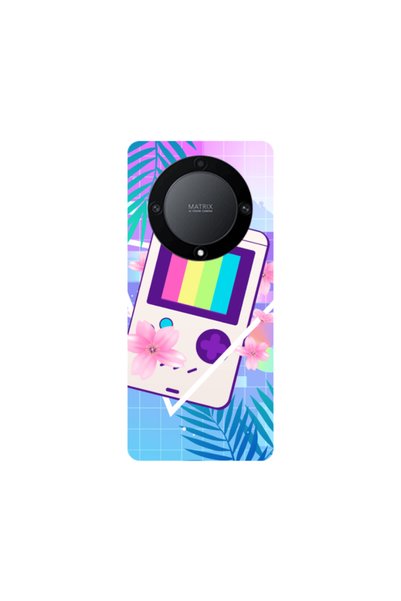 Other Honor Magic5 Lite 5G Triangle game Transparent Silicone TPU Θήκη