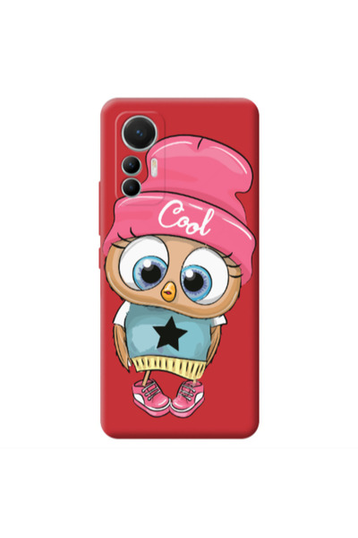 Other Xiaomi Mi 12 Lite Cool Star Red Colored Silicone TPU Θήκη