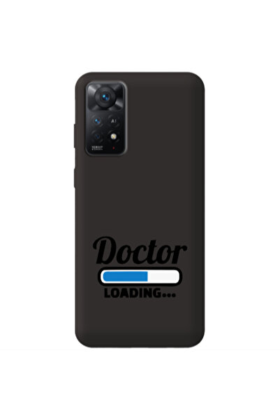 Other Xiaomi Redmi Note 11 4G Doctor Loading Black Colored Silicone TPU Θήκη