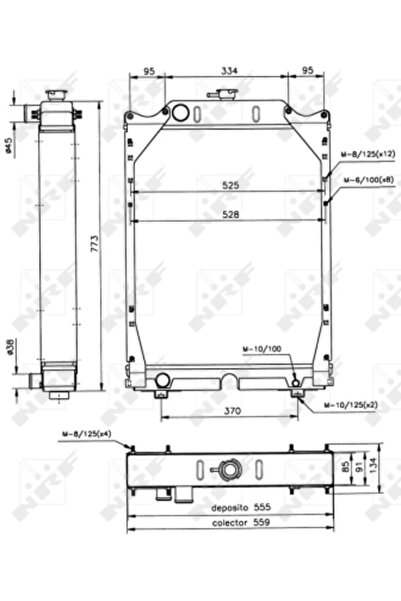 NRF Radiator Racire Motor FIAT F