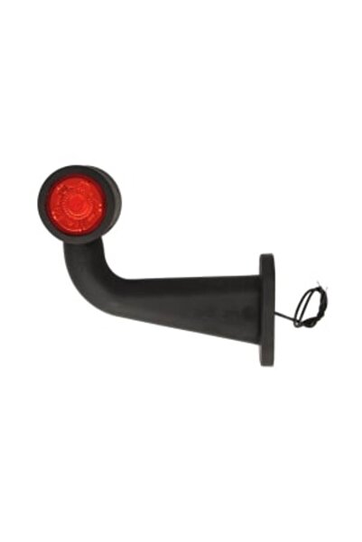 WAS Lampa Gabarit Stanga Forma: Rotund Alb/Rosu Led pe Brat Lung 12/24v