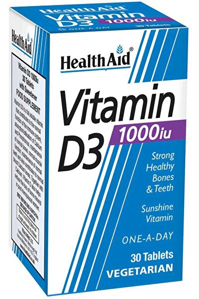 Healthaid Vitamin D3 1000 International Units 30 Tablets