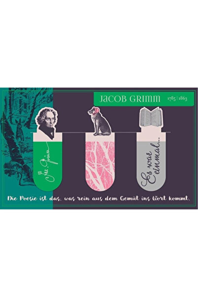 Moses Semne magnetice Jacob Grimm set 3 multicolor 14.1x8.9cm