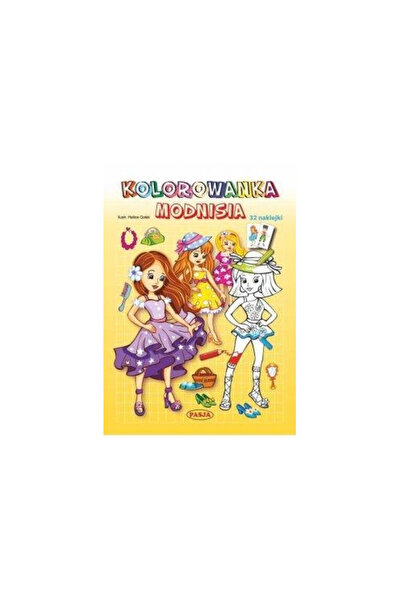 OEM Carte de colorat educativa Pasja Modnisia cu autocolante 16 pagini