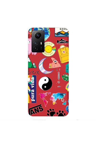 Other Xiaomi Redmi Note 12s Vans Red Colored Silicone TPU Θήκη